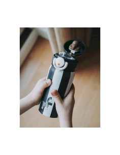 Botella de acero termica zebra 2