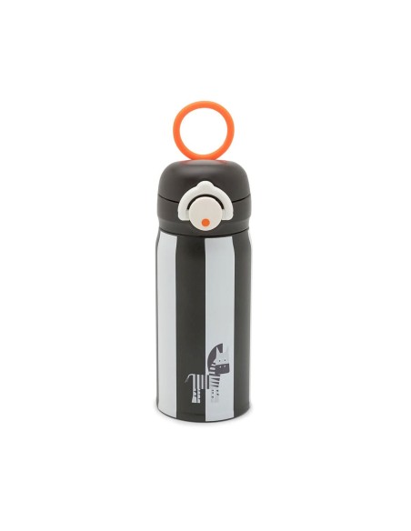 Botella de acero termica zebra