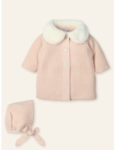 Abrigo y capota punto doble forrado sueño empolvai