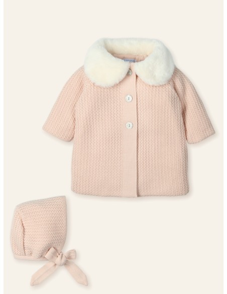 Abrigo y capota punto doble forrado sueño empolvai