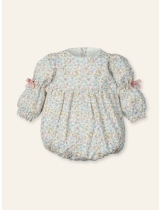 Pelele niña florecitas fleur vintage