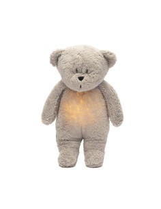 Peluche Luz-Sonido Oso Orgánico Grey