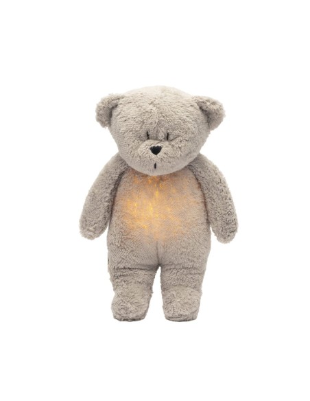Peluche Luz-Sonido Oso Orgánico Grey