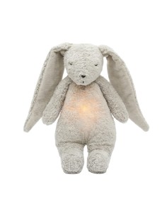Peluche Luz-Sonido Conejo Orgánico Gray