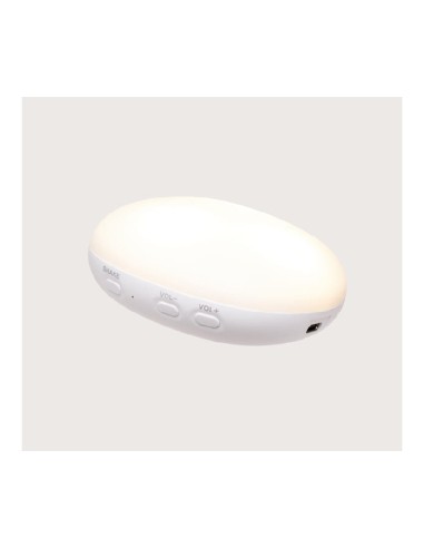 Peluche Luz-Sonido Conejo Orgánico Gray