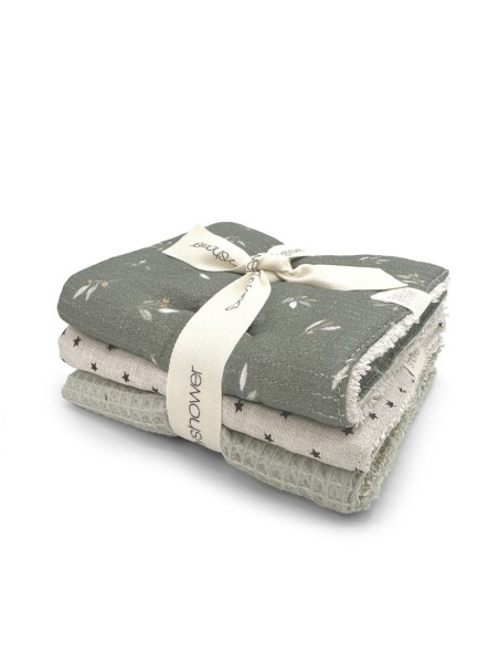 Pack 3 toallitas misty woods