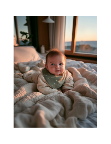 Babero simply misty woods