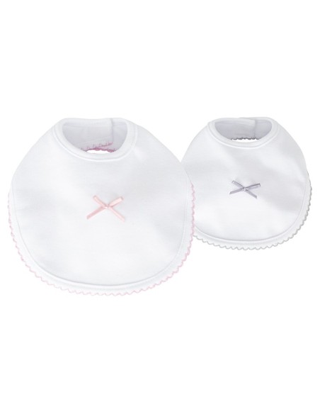 Babero diente de rata rosa