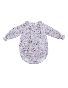 Pelele tela chips flores