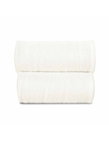 Leotardos basicos punto liso nata