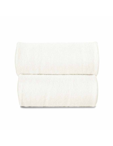 Leotardos basicos punto liso nata