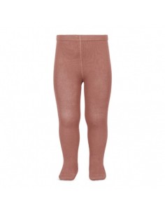 Leotardos basicos punto terracota