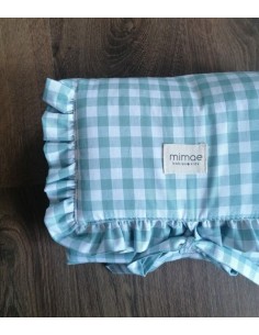 Cambiador de viaje Vichy menta 2