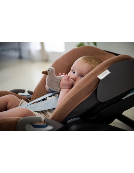 Doudou chupetero patito Dijon Daily sand