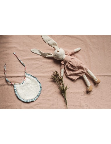 Babero newborn Lucia volante menta