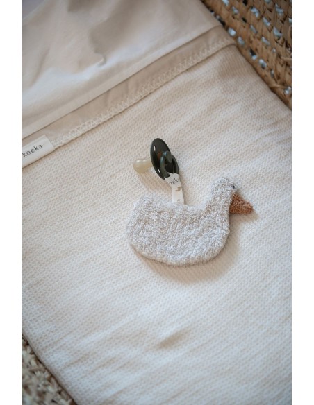 Doudou chupetero patito Dijon Daily sand