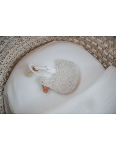 Doudou chupetero patito Dijon Daily sand