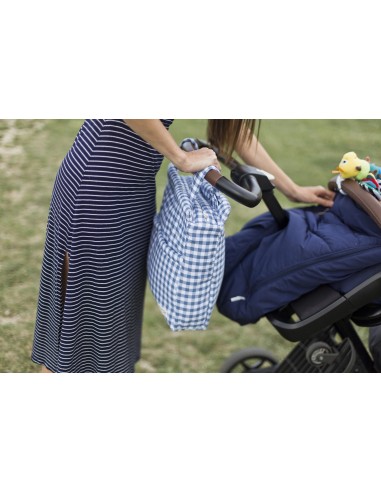 Bolso big vichy azul