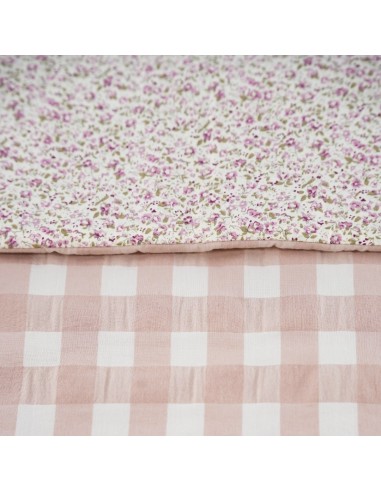 Saco silla vichy rosa + Nikole