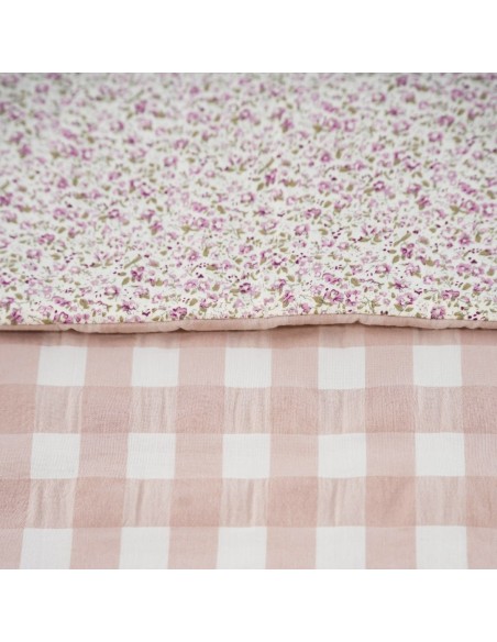 Saco silla vichy rosa + Nikole