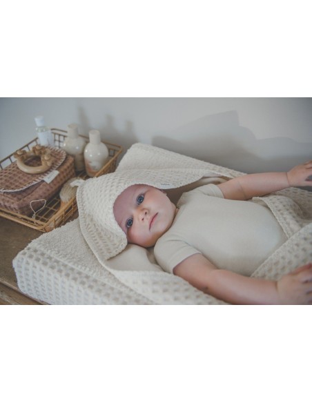 Funda cambiador wafel Amsterdam natural