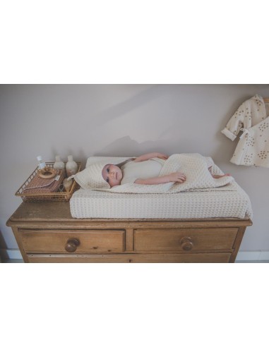 Funda cambiador wafel Amsterdam natural