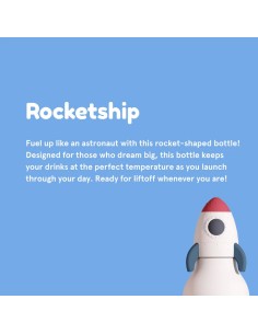 Botella térmica cohete 2
