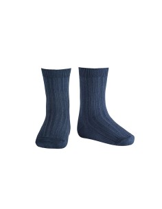 Calcetines cortos básicos canalé