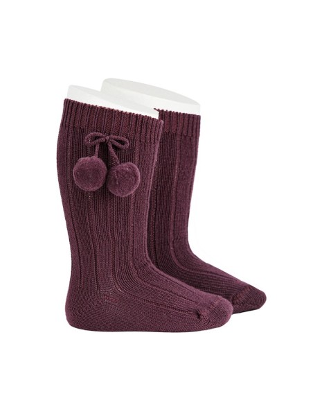 Calcetines altos canale syrah