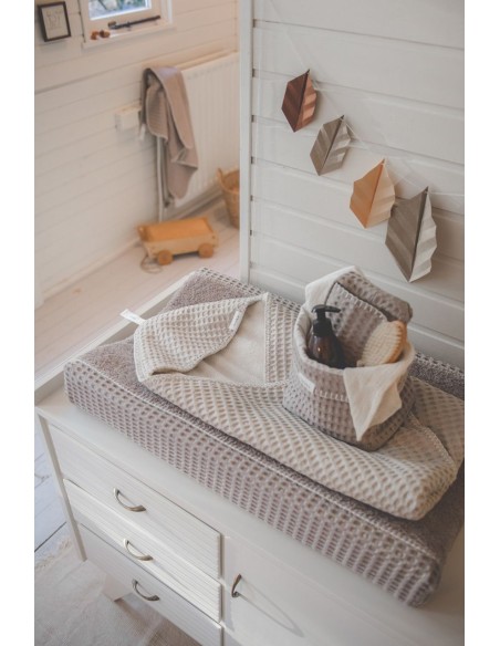 Funda cambiador wafel Amsterdam sand