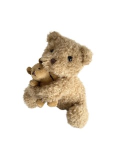 Osita estuche con su bebe 20 cm