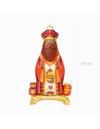 Globo Navidad rey Baltasar 110cm