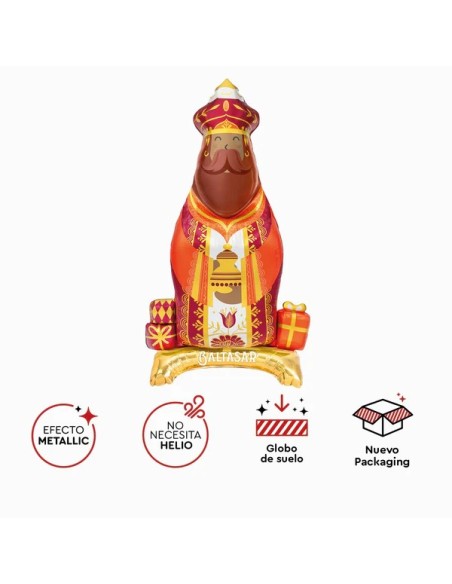 Globo Navidad rey Baltasar 110cm