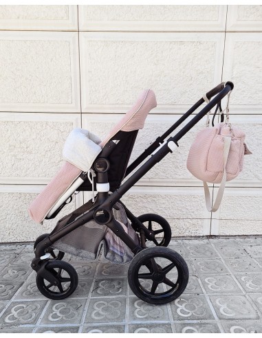 Bolsa cochecito camila waffle rose