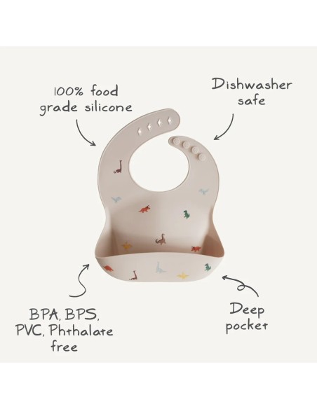 Babero silicona solid shifiting sand