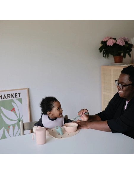 Babero silicona print cherries