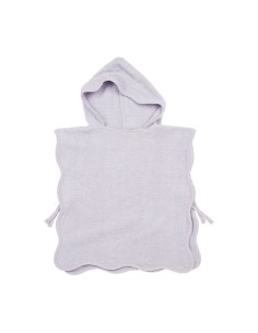 Poncho de baño terry wavy soft lavender