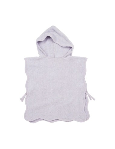 Poncho de baño terry wavy soft lavender