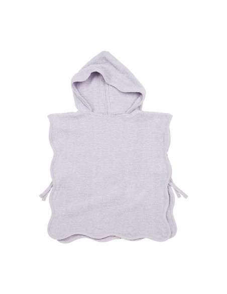 Poncho de baño terry wavy soft lavender