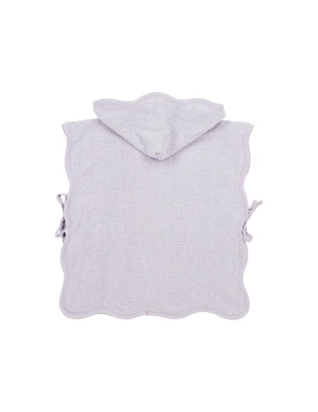 Poncho de baño terry wavy soft lavender