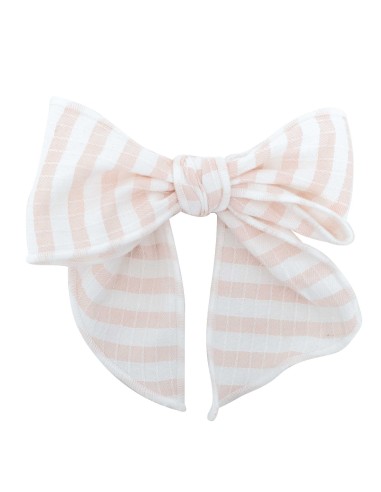 Lazo pelo pinza bundi rosa