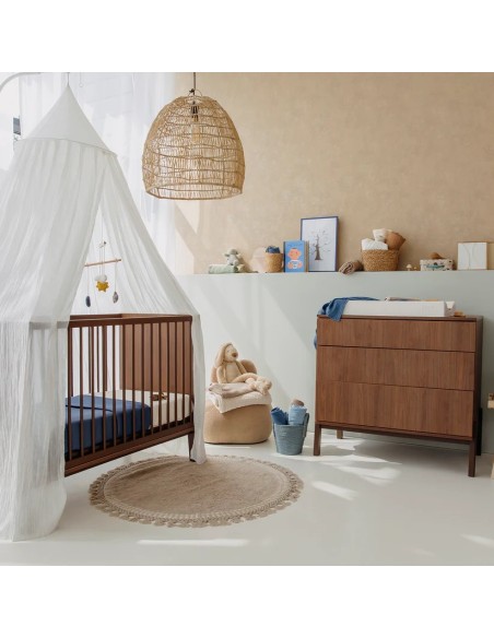 Muselina mediana pack de 3 natural/azul jeans/índigo