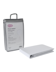 Bajera impermeable para moisés blanca 30 x 75 cm