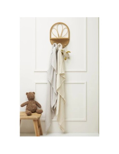 Muselina mediana pack de 2 soft sand/greige