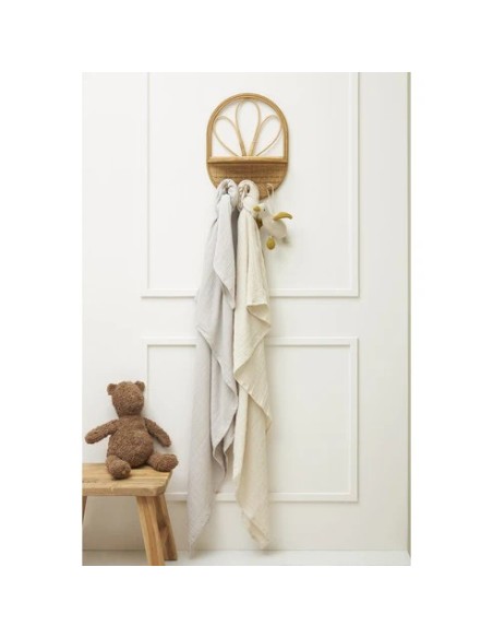 Muselina mediana pack de 2 soft sand/greige