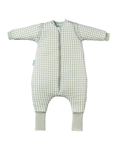 Pijama manta con mangas y calcetines antideslizantes mint tea - TOG 2.5