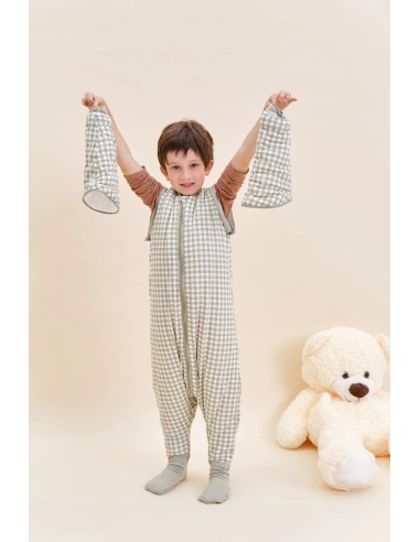 Pijama manta con mangas y calcetines antideslizantes mint tea - TOG 2.5