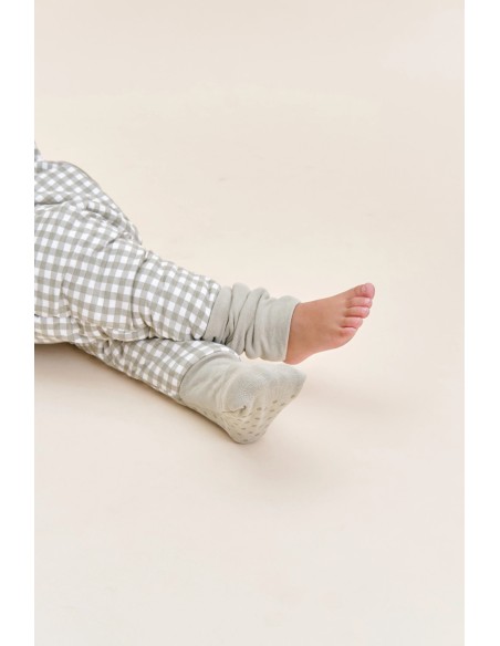 Pijama manta con mangas y calcetines antideslizantes mint tea - TOG 2.5