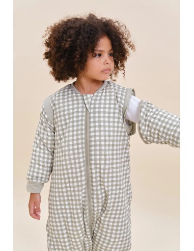 Pijama manta con mangas y calcetines antideslizantes mint tea - TOG 2.5