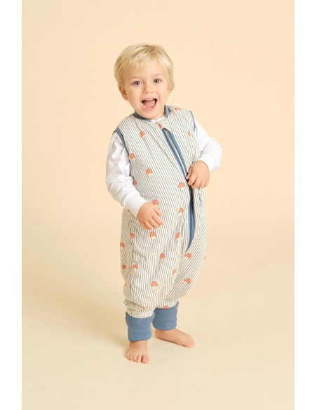 Pijama manta con calcetines antideslizantes mushrooms - TOG 1